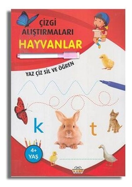 Çizgi Alıştırmaları Hayvanlar