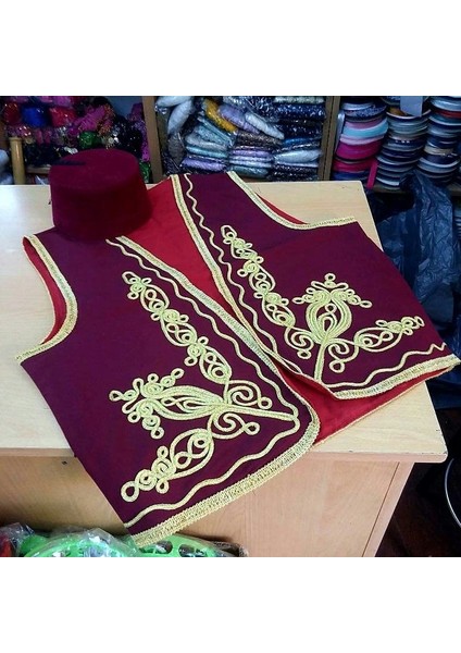 Damat Kına Gecesi Osmanlı Yelek ve Fes Takım indirimleri