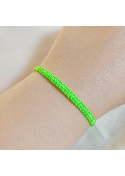 Fosforlu Yeşil Makrome Bileklik - Sörfçü Bileklik - Unisex El Yapımı Makrome Asansörlü Ayarlanabilir Hediye - Ip Bileklik - Makrome Bileklik - Örgü Bileklik - Fosforlu Yeşil Bileklik fiyatları
