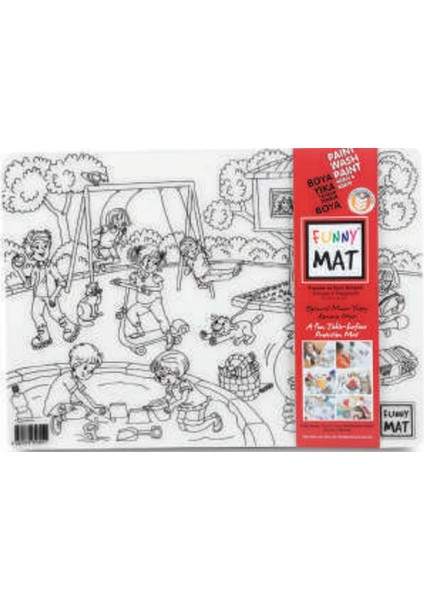 Funny Mat - Prenses ve Oyun Bahçesi 25 x 35 cm