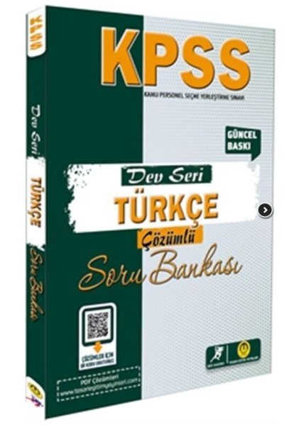 Tasarı Yayınları Kpss Türkçe Dev Seri Soru Bankası