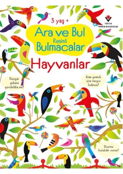 Ara ve Bul Resimli Bulmacalar - Hayvanlar
