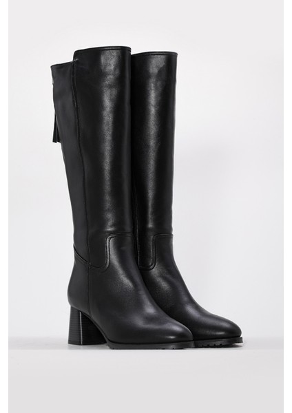 Hakiki Deri Kürklü Kadın Klasik Çizme 064YZA850 modelleri