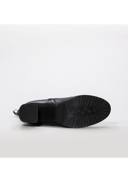 Hakiki Deri Kürklü Kadın Klasik Çizme 064YZA850 fırsatları