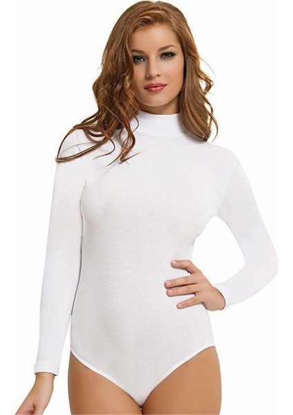 Nbb 2960 Uzun Kollu Boğazlı Çıtçıtlı Body