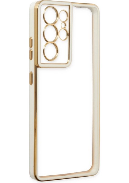 Samsung Galaxy S21 Ultra Kılıf Liva Lens Silikon - BEYAZ-(5796) fiyatları