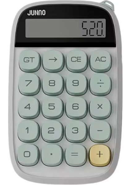 Sevimli Kare Tuşlu 10 Haneli Ldc Ekran Hesap Makinası Yeşil - Lisinya