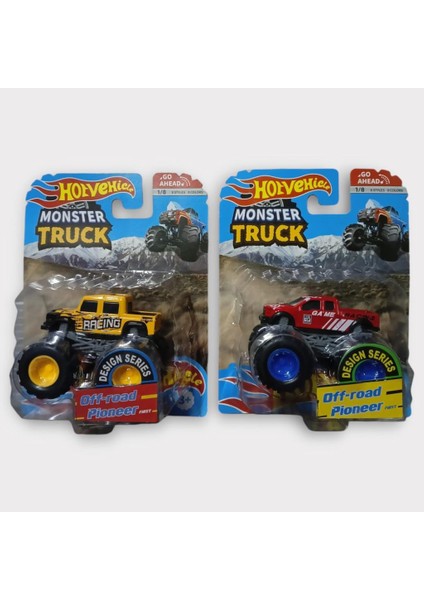 Mini Off-Road Araçlar 2'li - Sarı Kırmızı (Lisinya) indirimleri