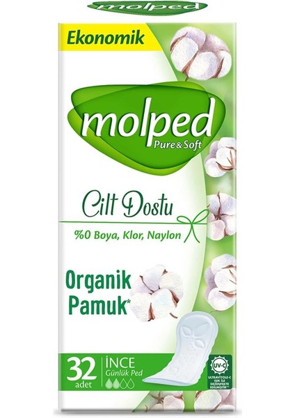 Nessiworld Molped Pure&soft Cilt Dostu Ped Eko 32 Adet