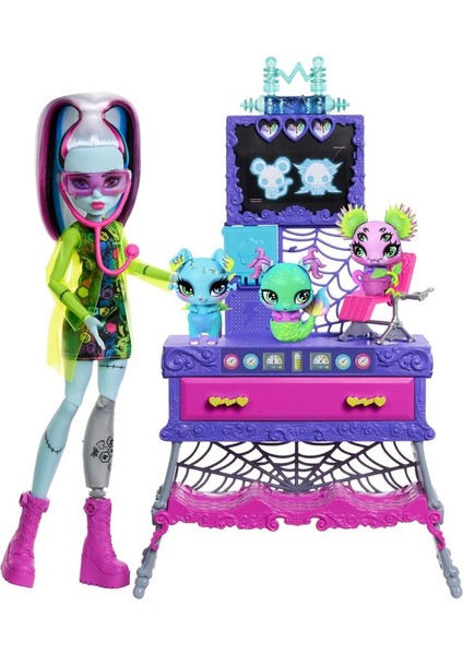 Nessiworld JBF18 Monster High Frankie Stein Evcil Hayvan Kiti fiyatları