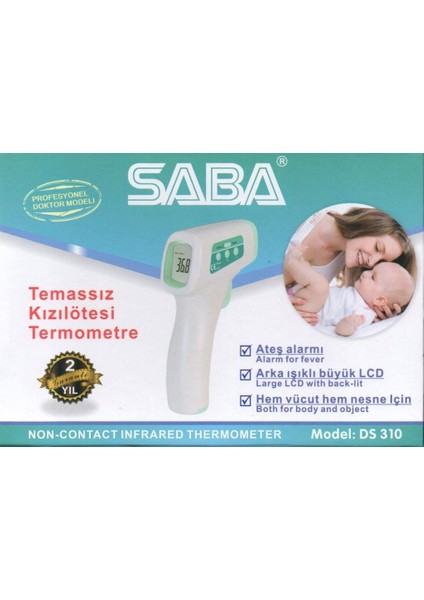 Nessiworld Saba Temassız Kızılötesi Ateş Ölçer fiyatları