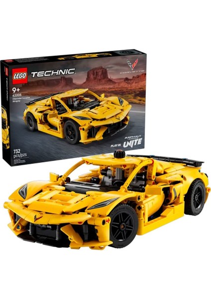 Nessiworld 42205 LEGO Technic Chevrolet Corvette Stingray 732 Parça +9 Yaş