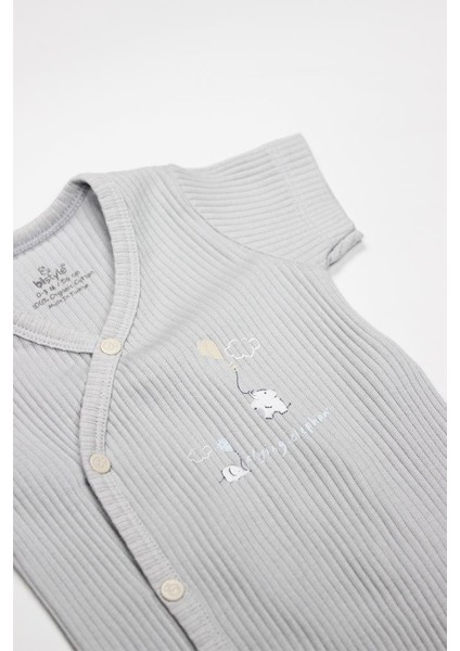 Nessiworld Bistyle Flying Elephant 2'li Yarım Kol Badi 17117 Ekru Gri fiyatları