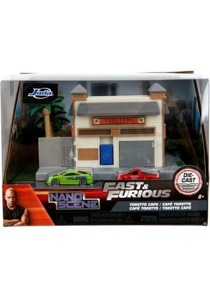 Nessiworld Hızlı & Öfkeli Toretto´s Café Nano Sahne Diaroma Modellemesi modelleri