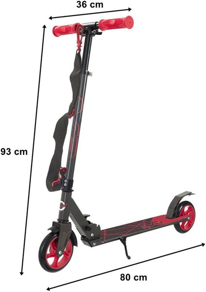 Nessiworld Evo Flexi 2 Tekerlekli Scooter Kırmızı modelleri