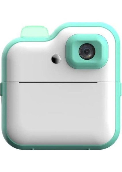 Dijital Video Kayıt Fotoğraf Çocuk Kamerası Anlık Termal Resim Kağıt Baskılı Mavi - Lisinya