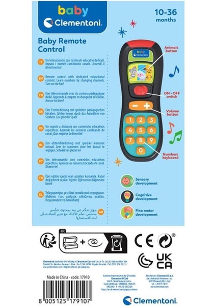Nessiworld 17910 Baby Clementoni - Uzaktan Kumanda modelleri