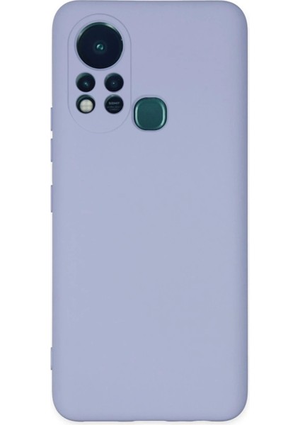 Infinix Hot 11S Kılıf Nano Içi Kadife Silikon - LILA-(5796)