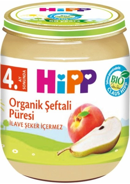 Nessiworld P Organik Armut Şeftali Püresi 125 gr