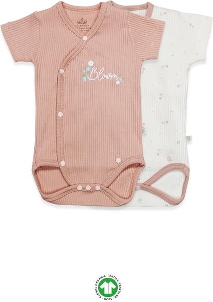 Nessiworld Bistyle Bloom Rose 2'li Yarım Kol Badi 17119 Ekru Gül Kurusu