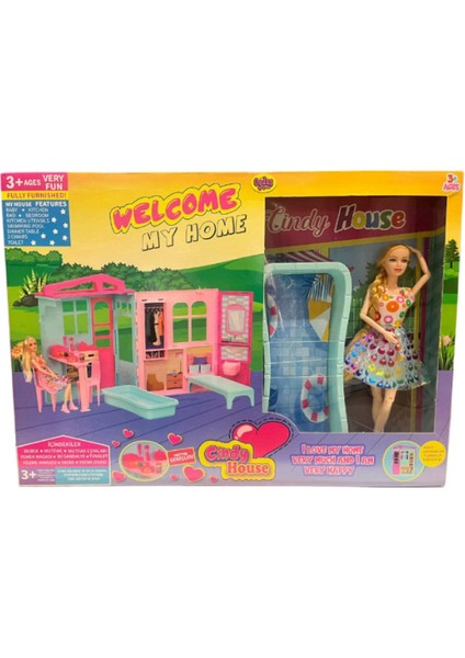 Nessiworld Oydaş Cindy House Bebekli Oyun Evi 02617