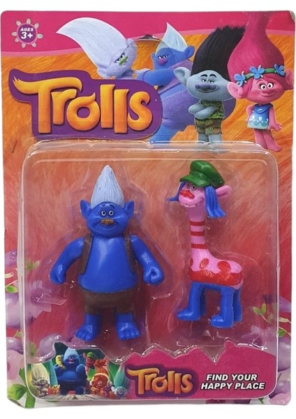 Trolls Yağmur Ormanı Şans Bebekleri 2 Li Figür - TBG256562 (Lisinya)