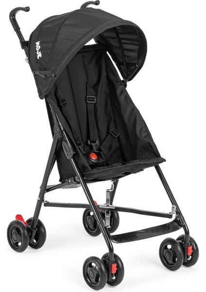 Nessiworld Moje Simple Pratik Baston Bebek Arabası Siyah