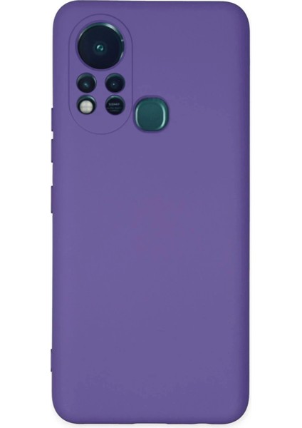 Infinix Hot 11S Kılıf Nano Içi Kadife Silikon - MOR-(5796)