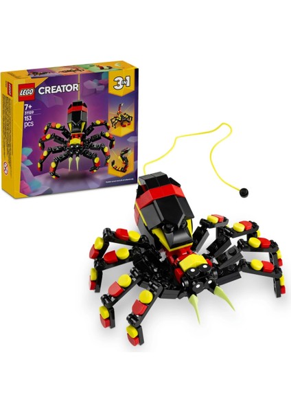Nessiworld LEGO Creator 3'ü 1 Arada Vahşi Hayvanlar: Şaşırtıcı Örümcek Oyun Seti 31159 fiyatları