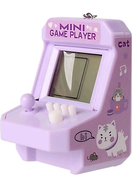 Mini Oyun Konsolu 23 Oyun Modlu Tetris Anahtarlık