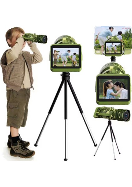 Digital Dürbün 8,0 Megapixel, 2.0 LCD Hd Uzun Menzilli Taşınabilir 1080PX720P Tripodlu Dürbün - Lisinya
