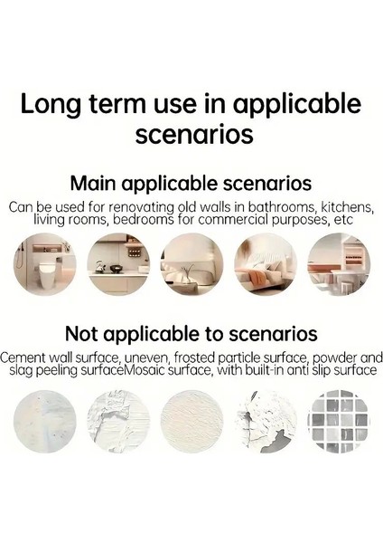 Beyaz Mermer Desenli Alüminyum Plastik Duvar Sticker (30*30) - Lisinya indirimleri