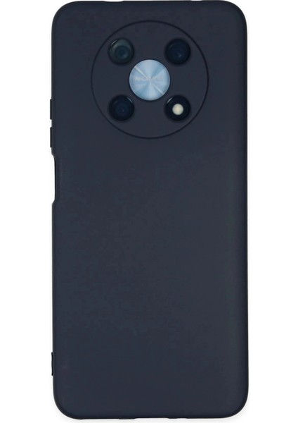 Huawei Nova Y90 Kılıf Nano Içi Kadife Silikon - LACIVERT-(5796)