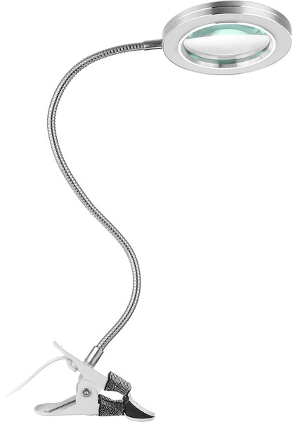 8x Büyütmeli Mandallı, USB Girişli Masa Lambalı, Okuma ve Güzellik Salon Için Büyüteç 2088A - Lisinya fırsatları