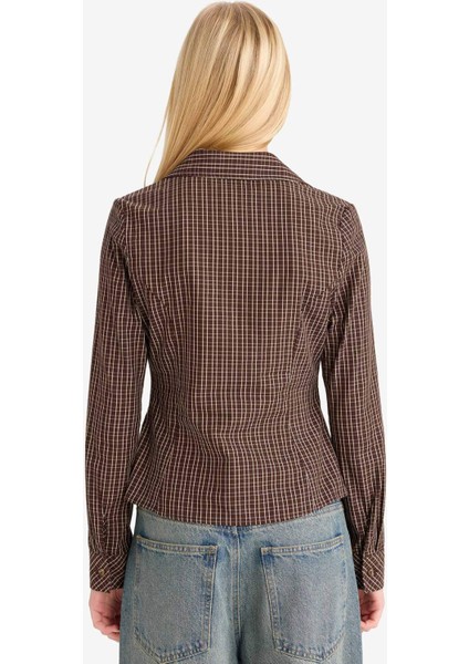 Coool Fitted Poplin Uzun Kollu Gömlek G1004AX25AU