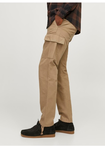 Lastikli Paça Açık Kahve Erkek Kargo Pantolon 12258150_JPSTKANE Barkley Cargo Pan fiyatları