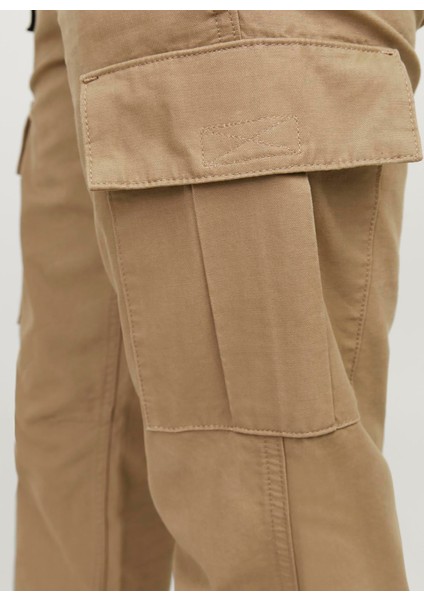 Lastikli Paça Açık Kahve Erkek Kargo Pantolon 12258150_JPSTKANE Barkley Cargo Pan
