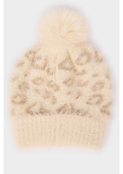 Kız Bebek Leopar Desenli Bere F0022A525WN modelleri