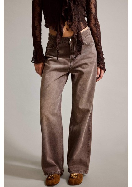 Wide Leg Geniş Bol Paça Jean Pantolon G2906AX25AU modelleri