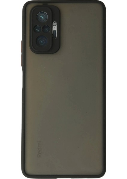Xiaomi Redmi Note 10 Pro Kılıf Montreal Silikon Kapak - SIYAH-(5796)