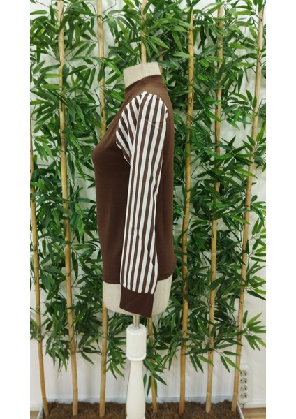 Kadın Uzun Kollu Balıkçı Yaka Bürümcük Bluz