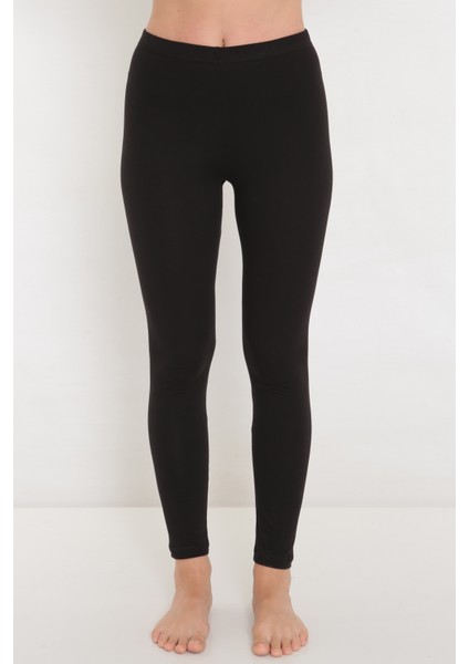 Pamuk Elastan (Likralı) Yüksekbel Uzun Kadın Tayt 2001