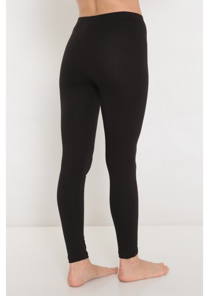 Pamuk Elastan (Likralı) Yüksekbel Uzun Kadın Tayt 2001