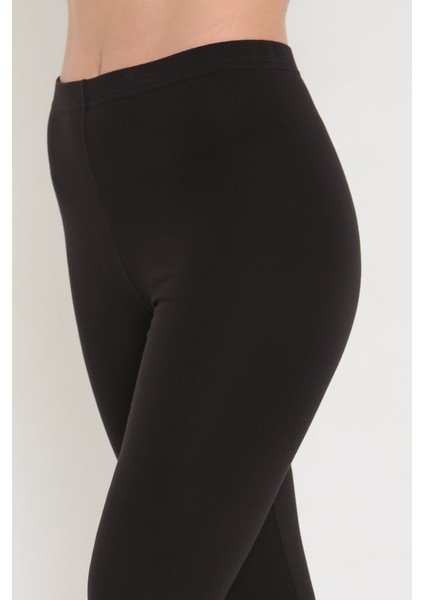 Pamuk Elastan (Likralı) Yüksekbel Uzun Kadın Tayt 2001