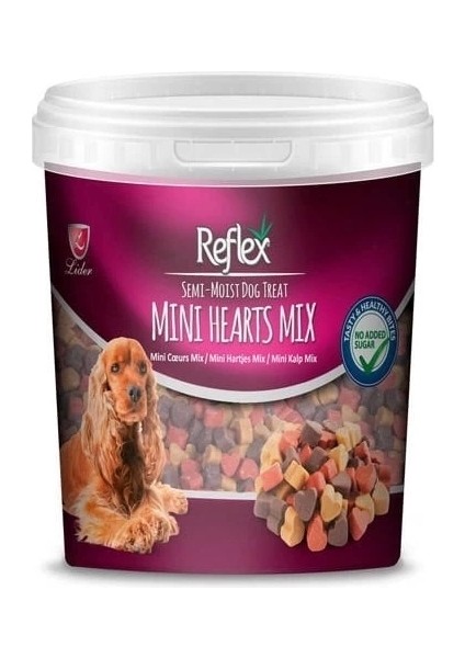 Semi Moist Mini Kalp Mix Köpek Ödül Maması 500 gr