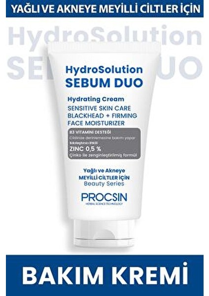 Hydrosolution %0.2 BHA Yoğun Nemlendirici Krem 50 ML Akneye Eğilimli Ciltler için fiyatları