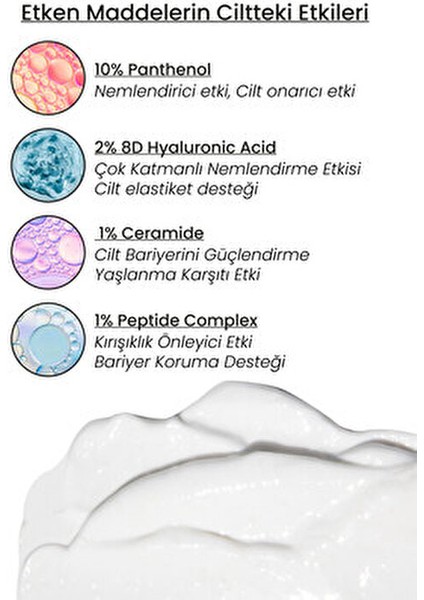 Nemlendirici Onarıcı Krem 75 ml Cilt Bariyerini Güçlendirir ve Elastikiyeti Artırır