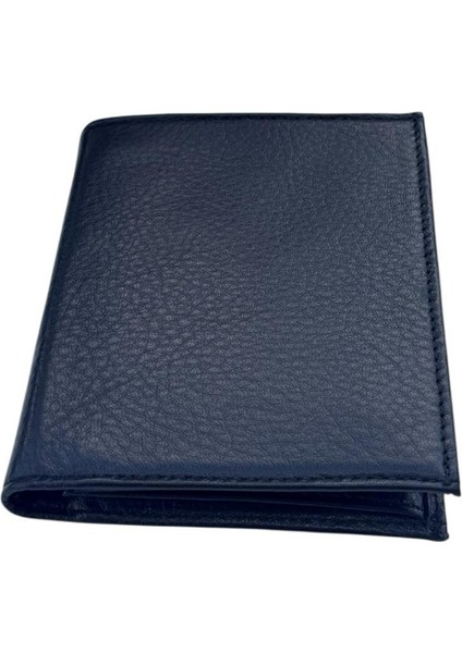 Rivano Siyah %100 Hakiki Deri Fermuarlı Cüzdan