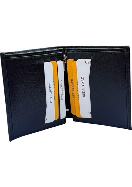 Rivano Siyah %100 Hakiki Deri Fermuarlı Cüzdan fiyatları