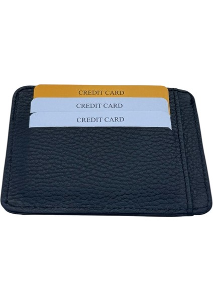 Wagon Siyah %100 Hakiki Deri Dik Kartlık